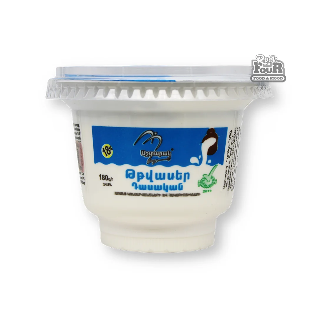 Sour cream "Ashtarak kat" 18% 180g